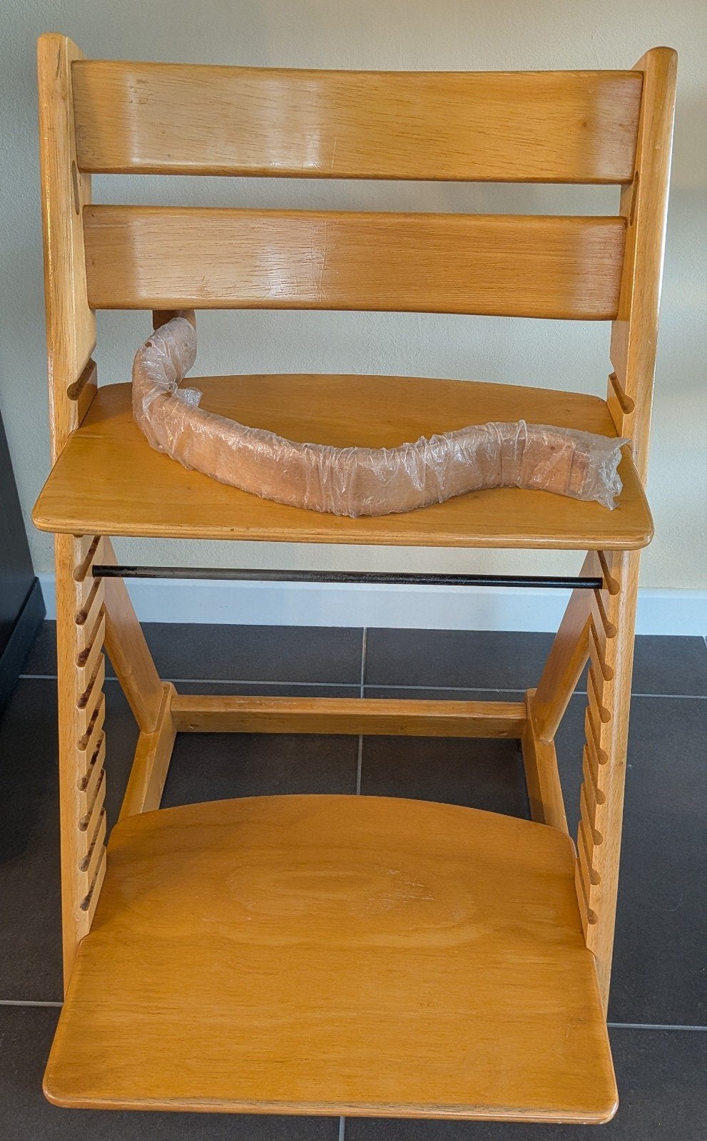 Chaise Stokke Tripp Trapp - naturel, Enfants & Bébés, Enlèvement, Utilisé, Chaise évolutive, Coulissant