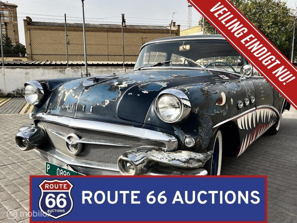 Buick Special Series 40 | 1956 | Route 66 Auctions, Auto's, Zwart, Bedrijf, Handgeschakeld, Buick