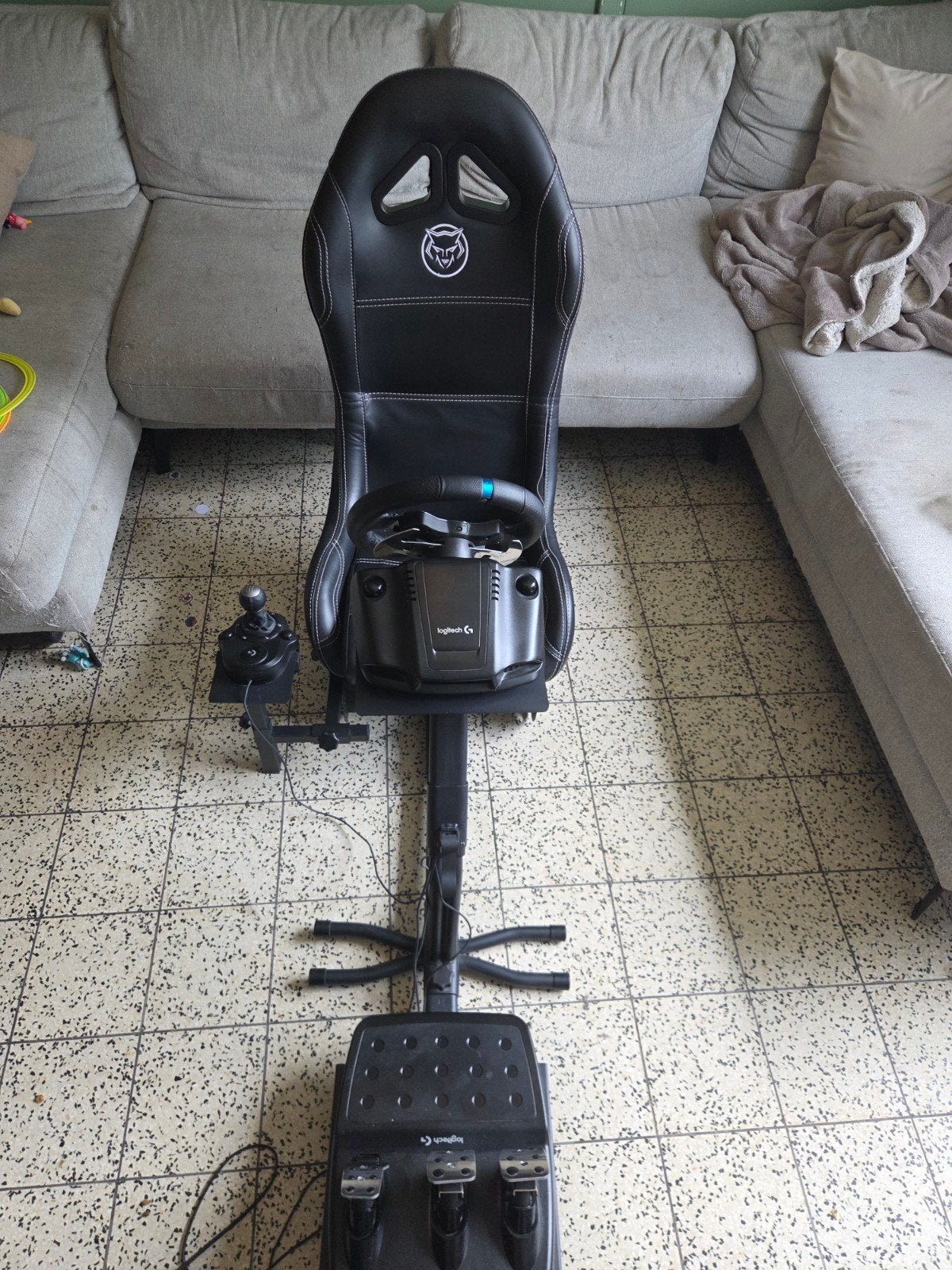 Logitech g29 / pedals / shifter / qware sim stoel, Games en Spelcomputers, Spelcomputers | Overige Accessoires, Gebruikt, Shifter