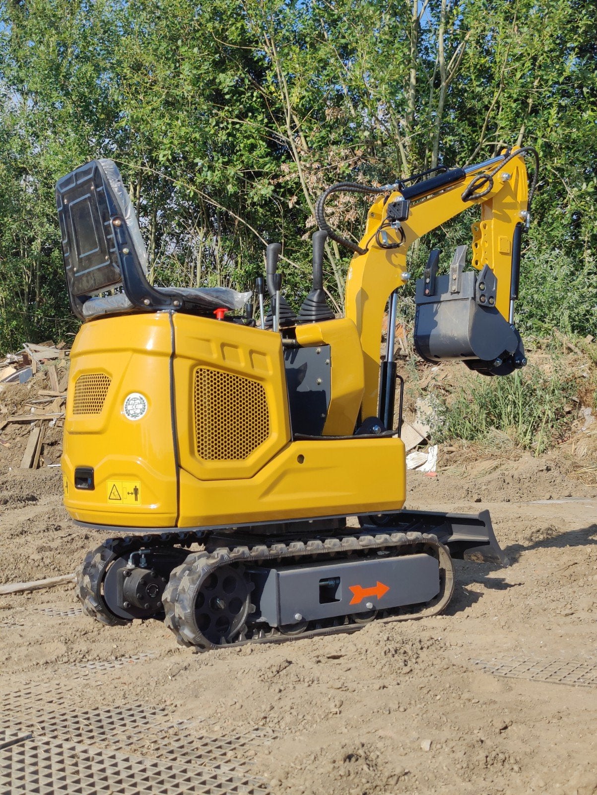 Graafmachine minigraver nieuw heftruck wiellader, Ophalen