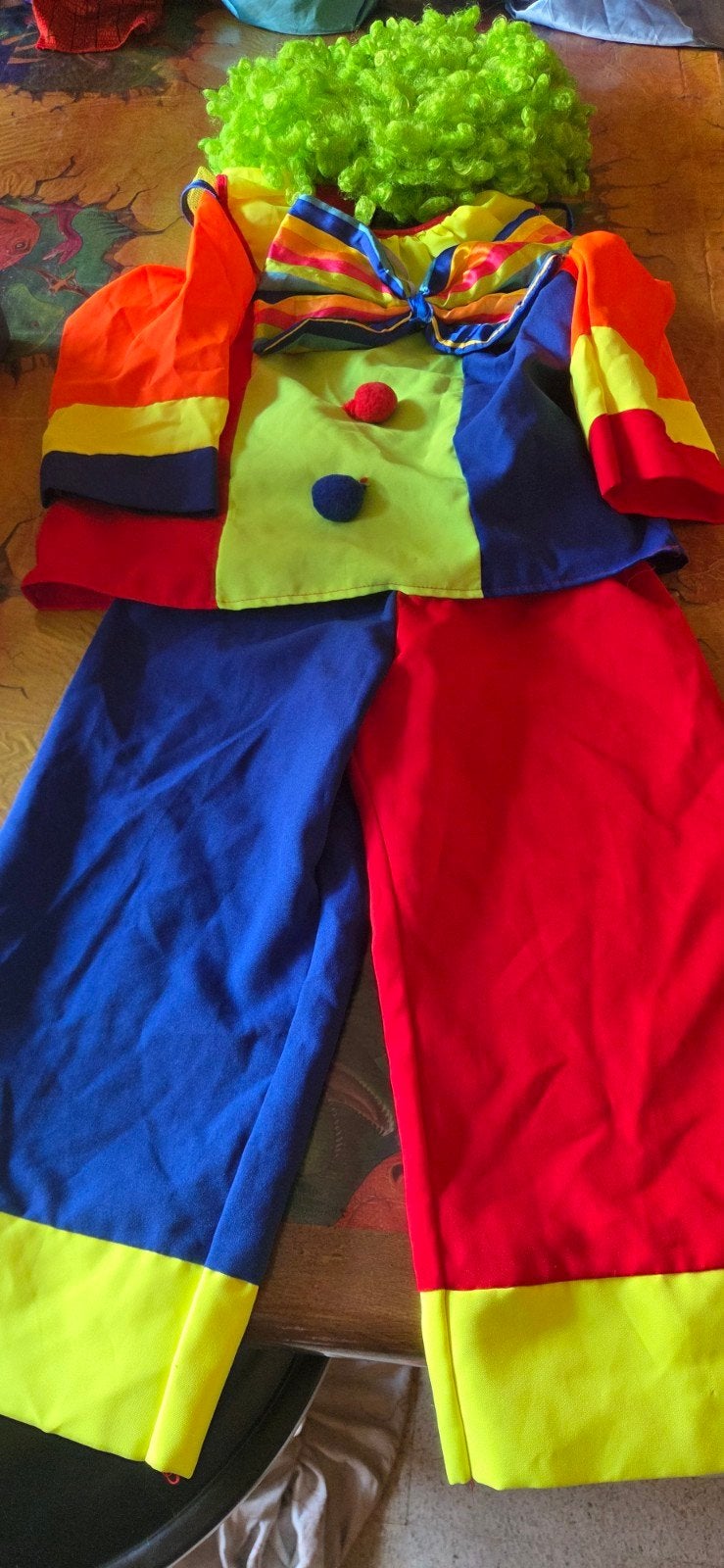 clownspak, Enfants & Bébés, Costumes de carnaval & Déguisements, Enlèvement, Comme neuf, 110 à 116, Garçon ou Fille