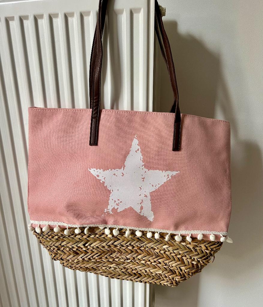 Strandtas / Shopper, Ophalen, Nieuw, Roze, Shopper