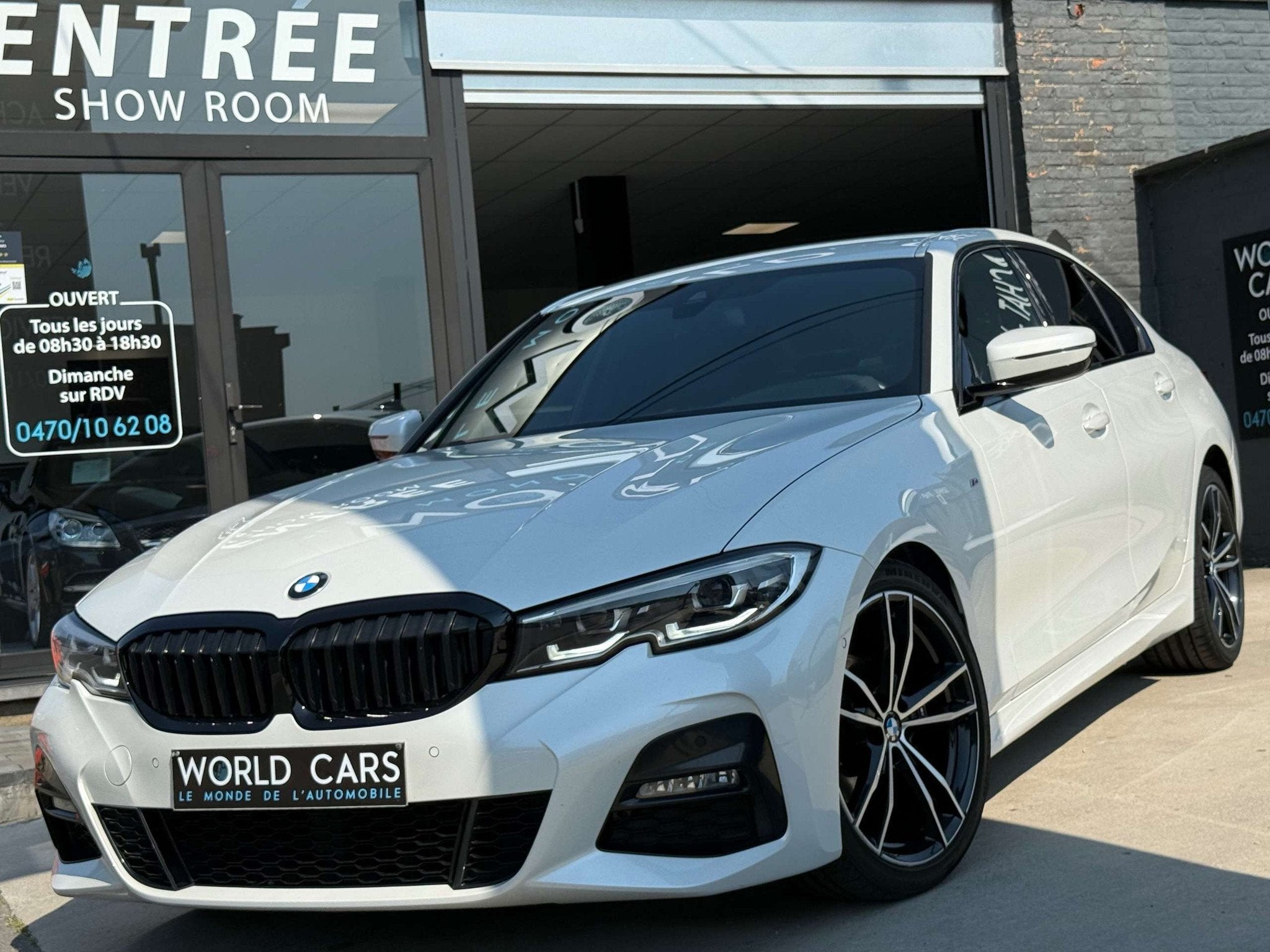 BMW 3 Serie 318 dA PACK M - CAMERA - COCKPIT - PARK ASSIST -, Autos, Cuir, Achat, Entreprise, Autres carburants