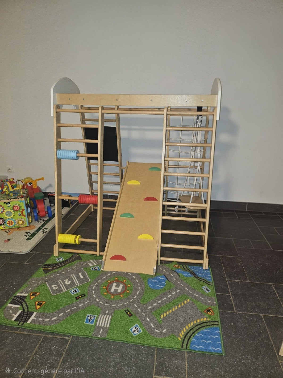 Structure de motricité Montessori / Pikler en bois avec tobo, Enfants & Bébés, Enlèvement