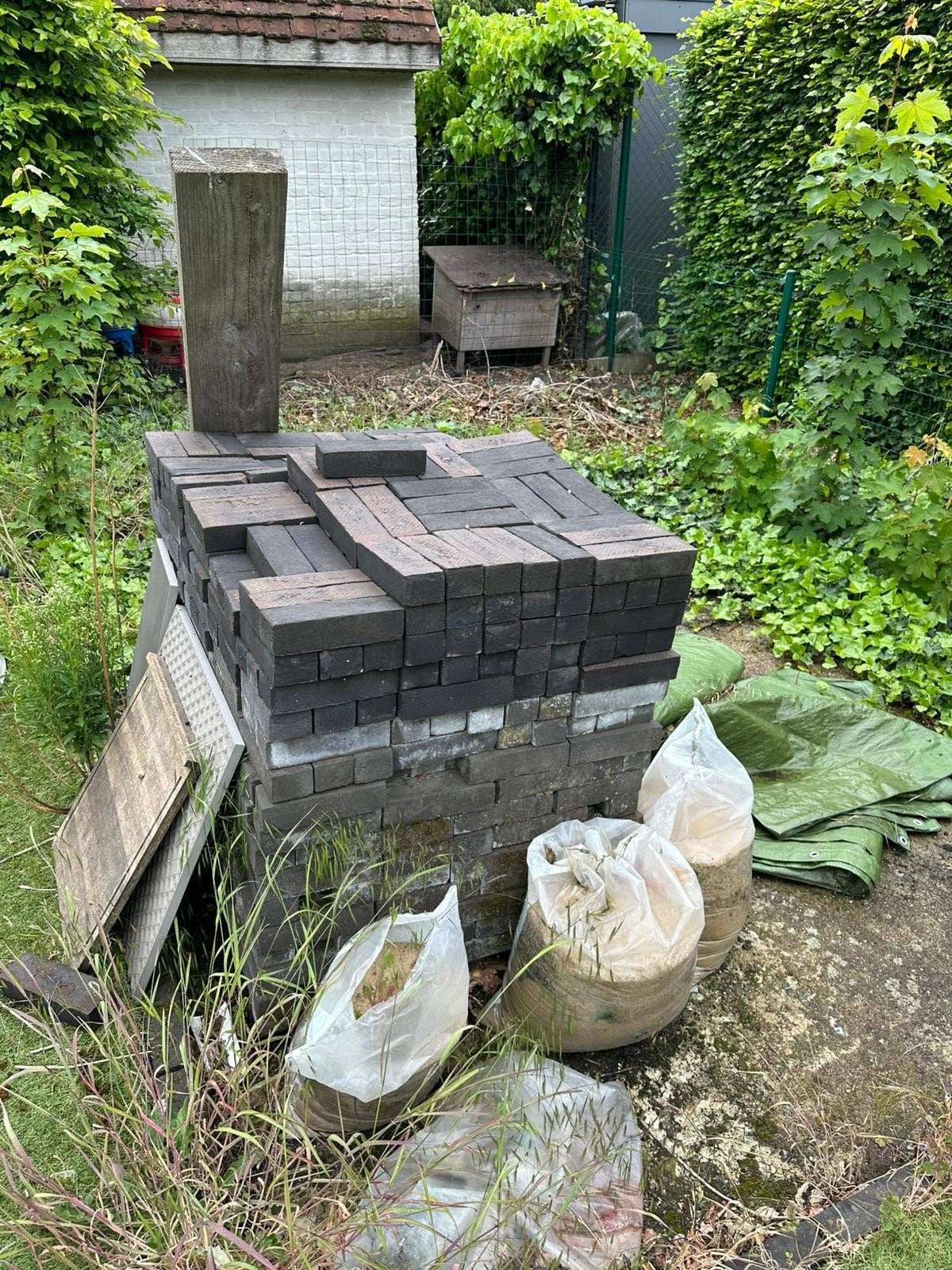 Wienerberger gevelstenen ongeveer 700 stuks, Ophalen