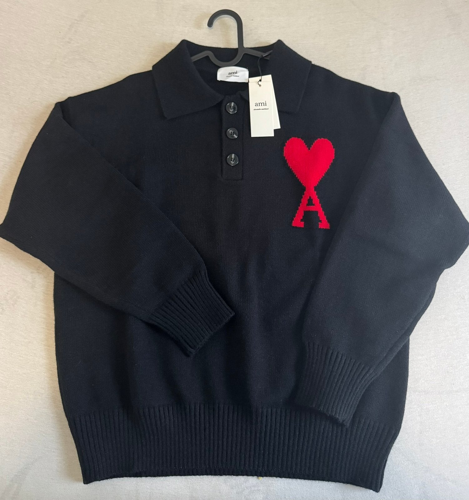 Ami Trui, Vêtements | Hommes, Pulls & Vestes, Envoi, Comme neuf, Taille 48/50 (M), Noir
