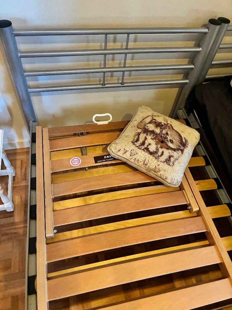 2 enkel bedden, 90 cm, Neutraal, Une personne, Enlèvement