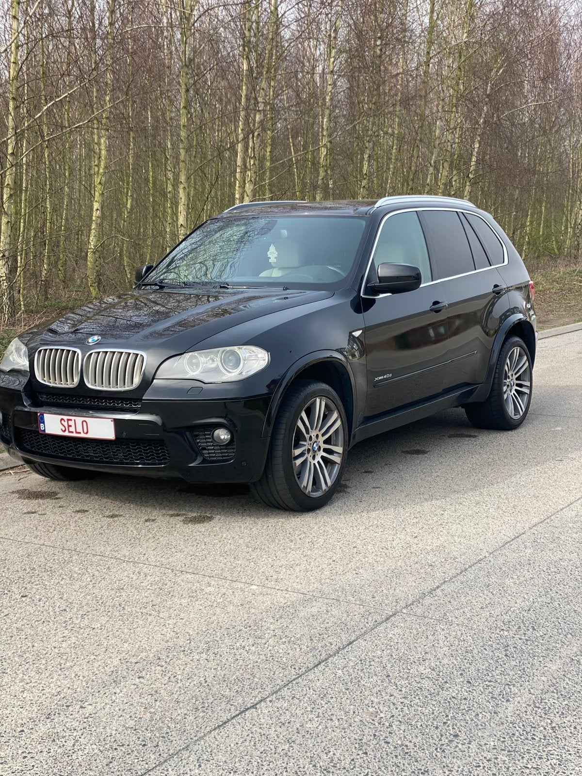 Bmw X5 40d, Auto's, Automaat, Euro 5, Zwart, Leder