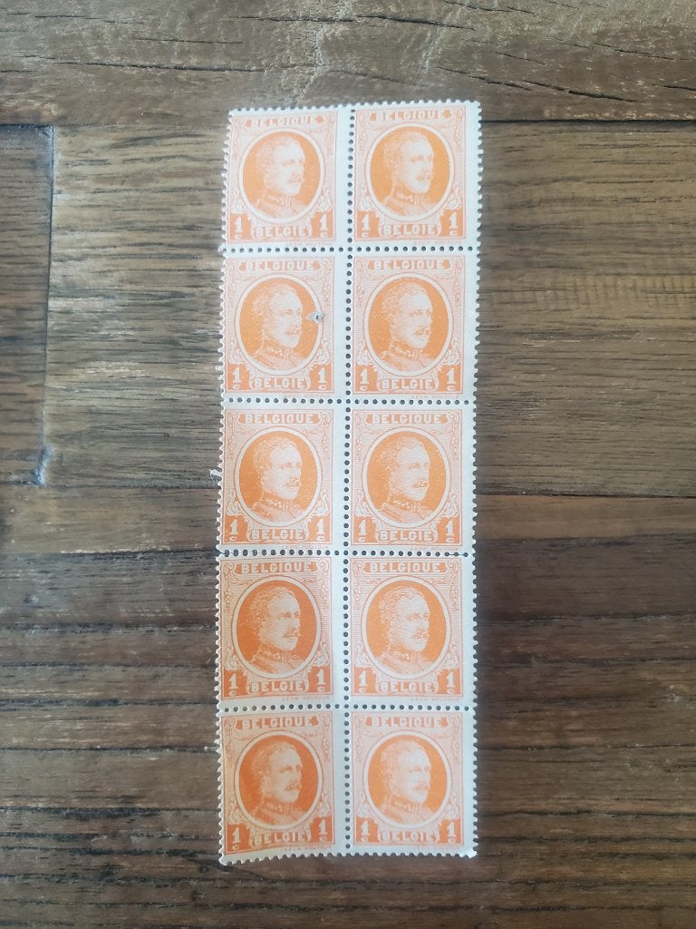 Lot 10 timbres  belge 1922 neuf faire offre, Enlèvement ou Envoi, Non oblitéré, Neuf