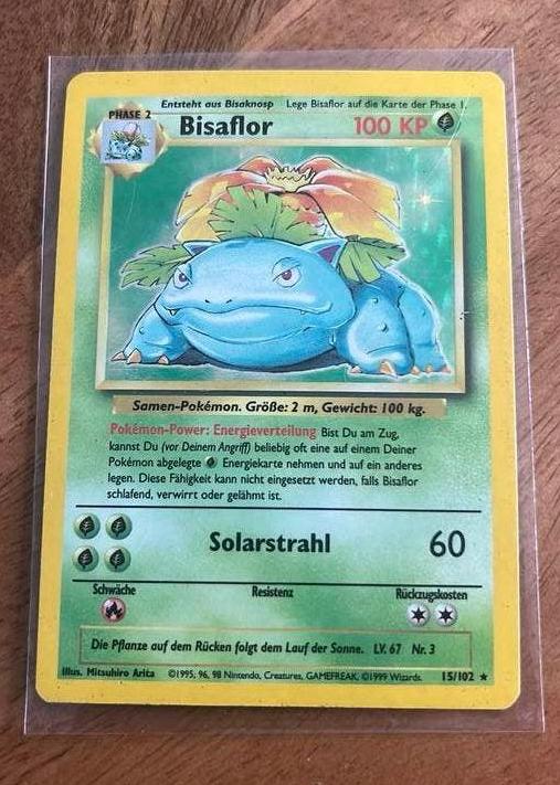 Venusaur base Duits, Ophalen of Verzenden, Zo goed als nieuw