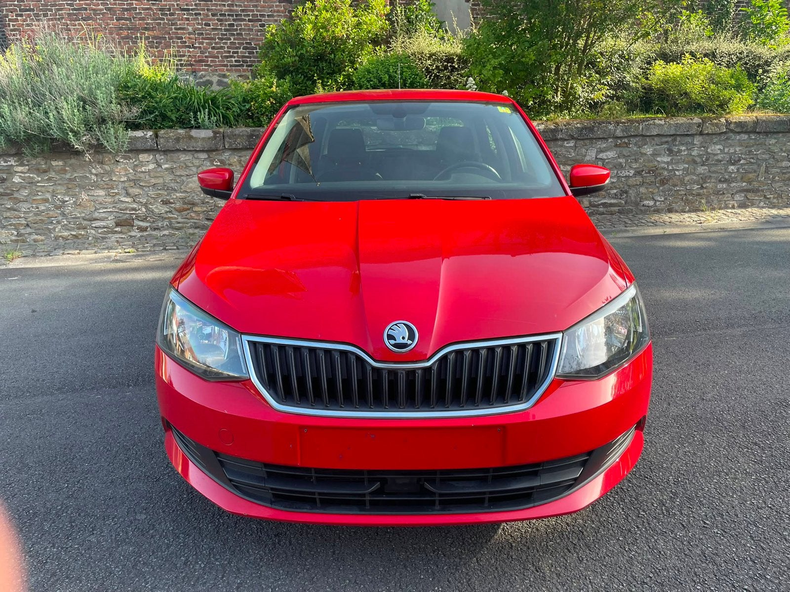 Skoda Fabia 5p 1.4TDi, Autos, Rouge, Achat, Euro 6, Feux de jour LED