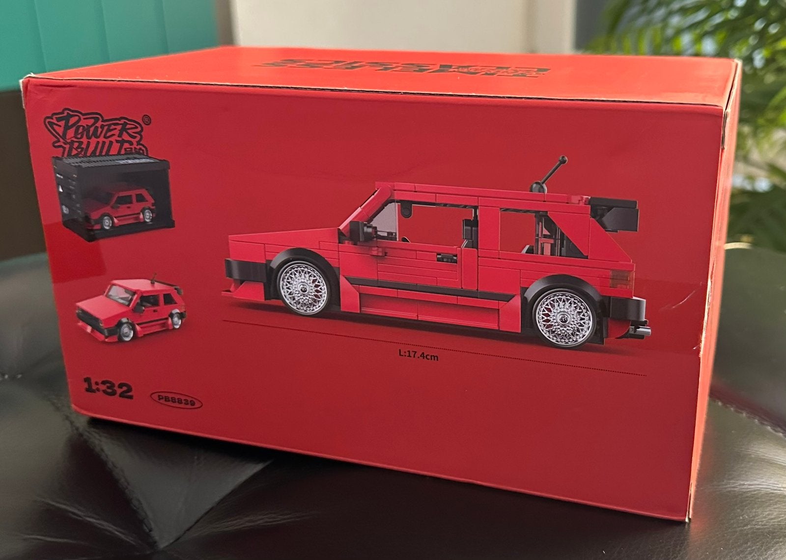 Volkswagen Golf Mk1 building bloks (LEGO) 1:32 NIEUW!, Neuf, Non ouvert/scellé, Enlèvement ou Envoi, Lego