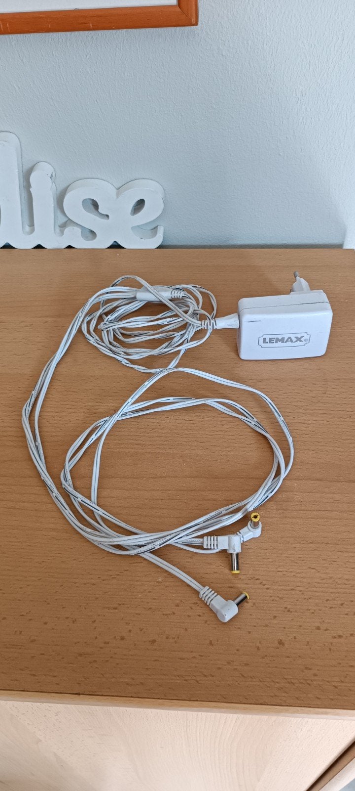 Stopcontact met 3 Lemax-tips, Ophalen of Verzenden, Gebruikt