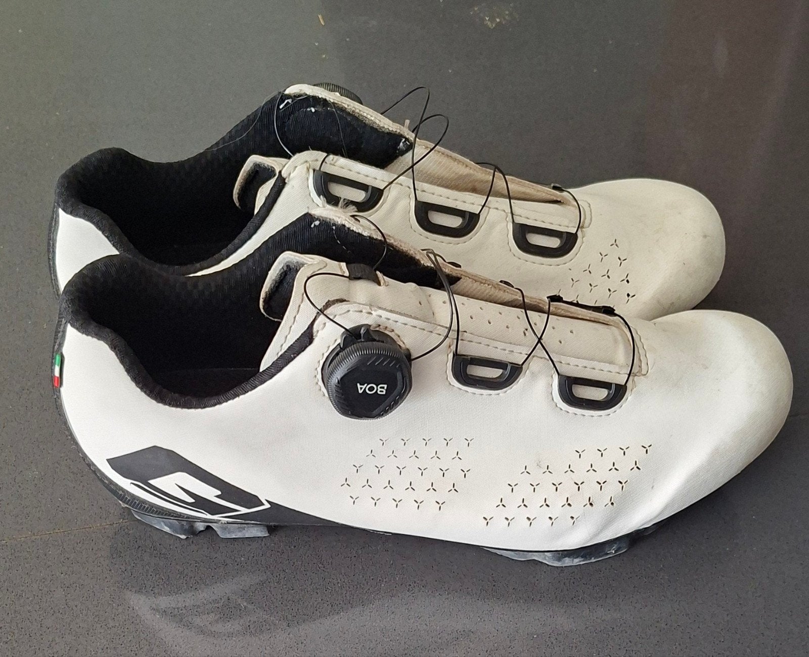 Fietsschoenen MTB of Gravel (maat 42) Wit, Kleding | Heren, Ophalen, Wit