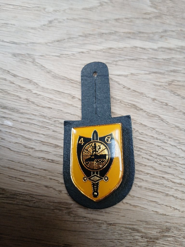 Breloque 4 regiment de Cyclistes 4Cy, Collections, Envoi, Armée de terre, Emblème ou Badge