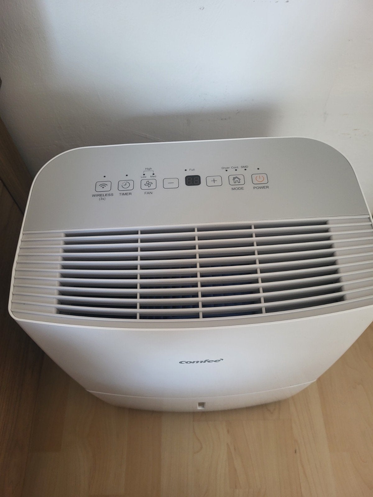 Comfee MDDF-20DEN7-WF Luchtontvochtiger – 20L/24u – WiFi, Ophalen, Zo goed als nieuw