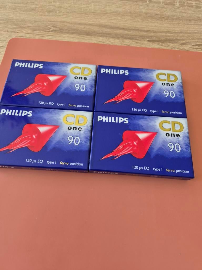 Philips CD one cassettes 90 min, Ophalen of Verzenden