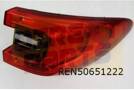 Renault Kadjar (6/15-11/18) Achterlicht rechts buiten origin, Neuf, -, Renault, -