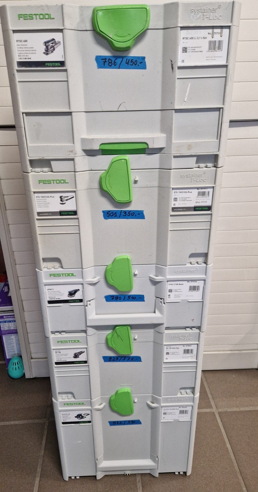 Festool schuurmachines en schuurpapier, Doe-het-zelf en Bouw, Gereedschap | Schuurmachines, Ophalen of Verzenden