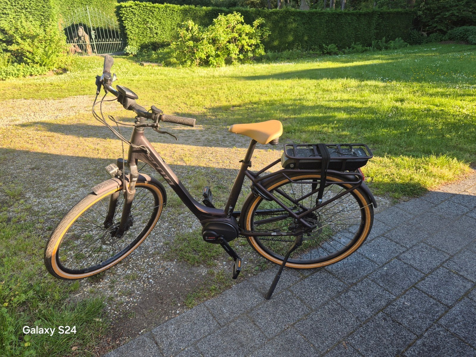 Scott electrische dames fiets Sub E-active, Zo goed als nieuw, 51 tot 55 cm, 50 km per accu of meer, Ophalen