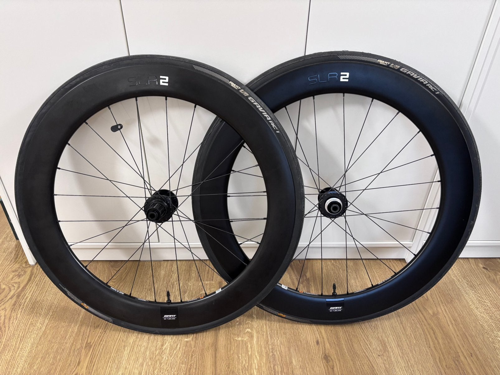 Roues Giant SLR 2 65mm, Zo goed als nieuw, Racefiets, Carbon, Ophalen