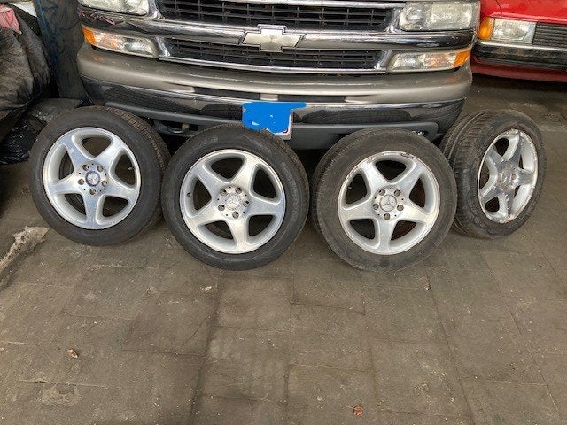 Mercedes Benz velgen/banden set, Ophalen, 16 inch, Band(en)