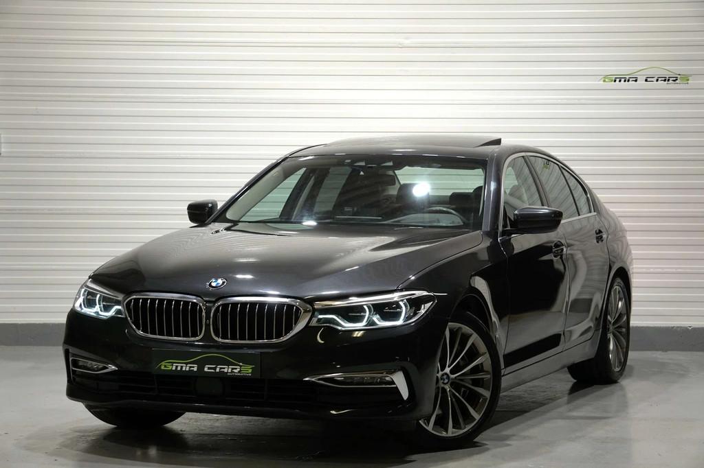 BMW 5 Serie 540 540iXA Luxury Benzine Aut-Navi-Leder-Schuifd, Auto's, Automaat, 4 deurs, Gebruikt, 340 pk