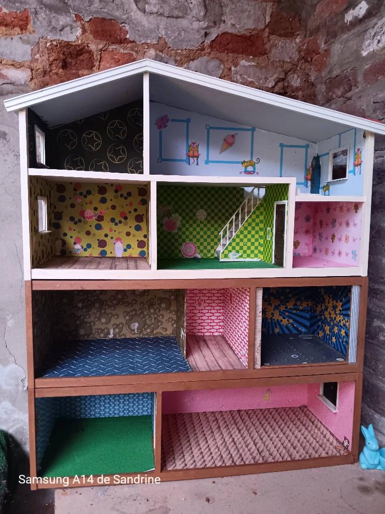 Maison poupées, Ophalen, Gebruikt, Poppenhuis
