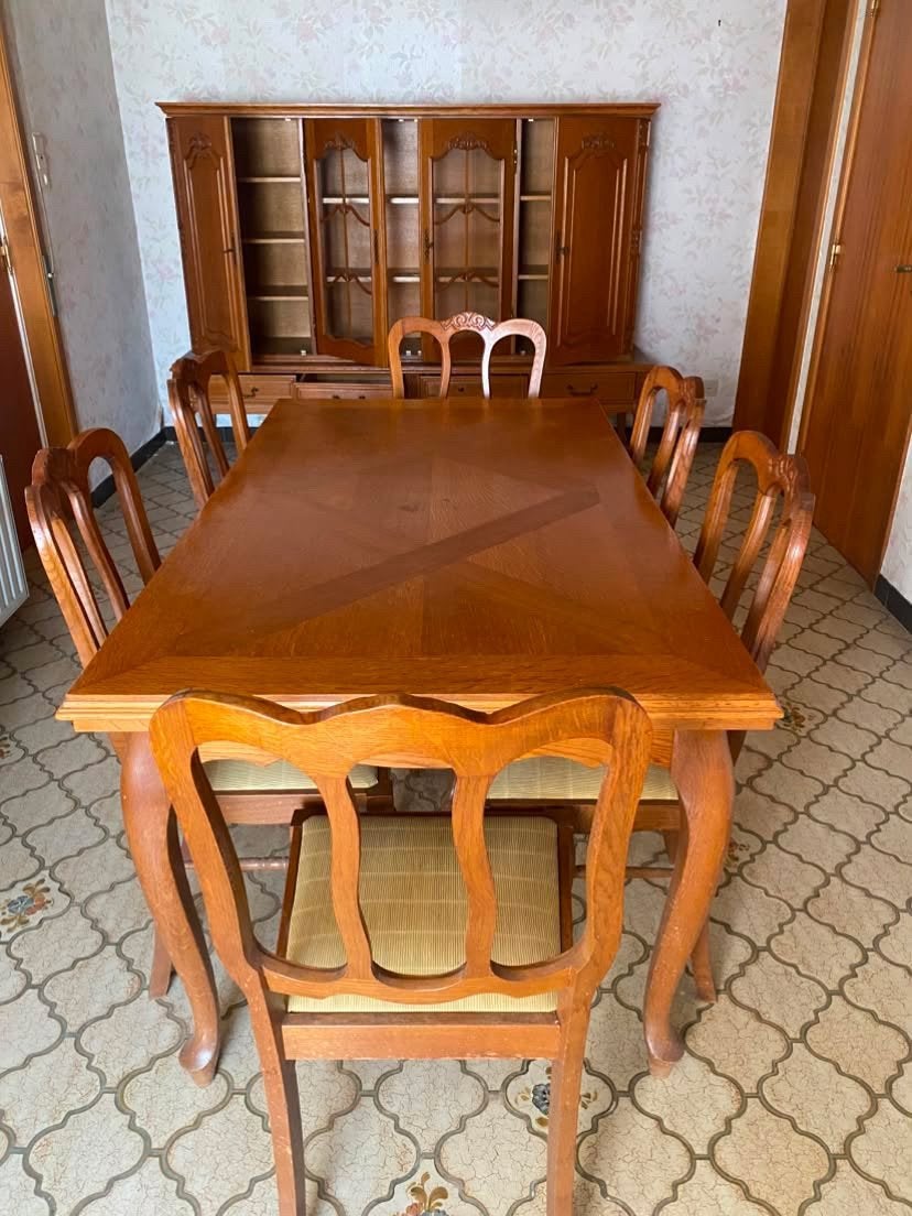 Salle a manger complete, Enlèvement, Utilisé, Cinq personnes ou plus