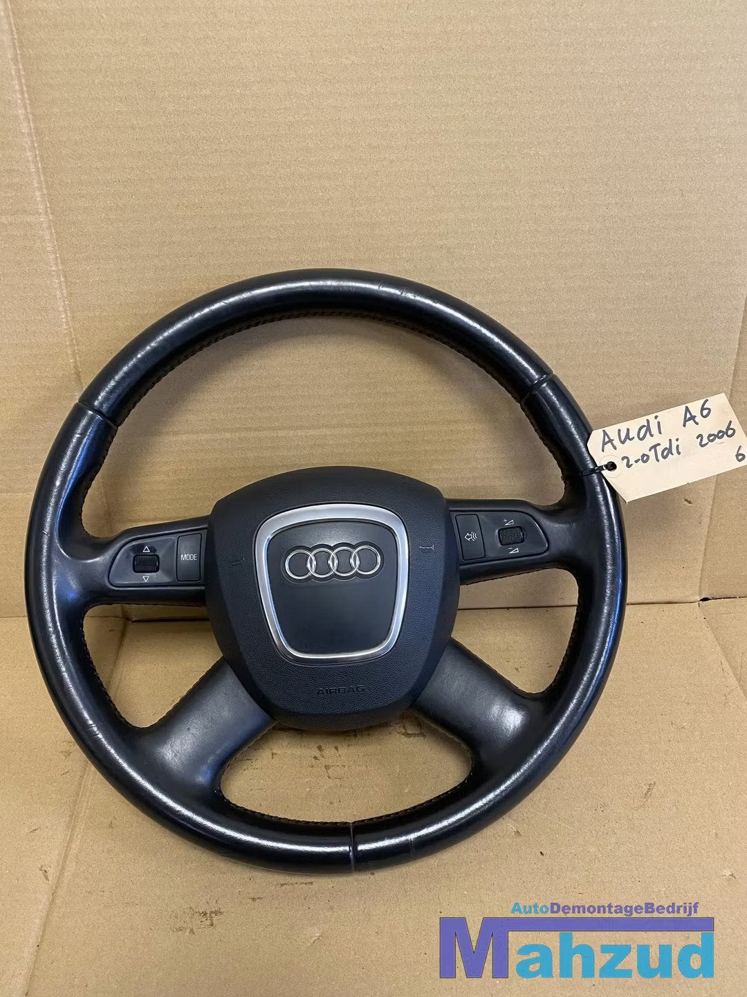AUDI A6 C6 Q7 Leer leder stuur stuurwiel met airbag, AUDI AG, Auto-Union-Strasse 1
85045  Ingolstadt, DE, Audi, Utilisé