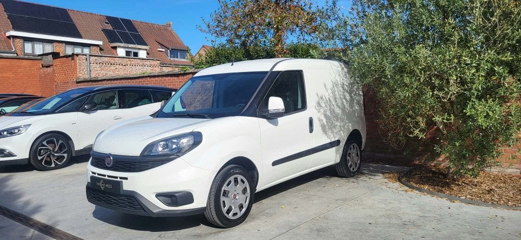 Fiat Doblo 1.4i ~ 3-zit ~ airco ~ navi ~ garantie, Voorwielaandrijving, Testrit aan huis, Stof, Euro 6