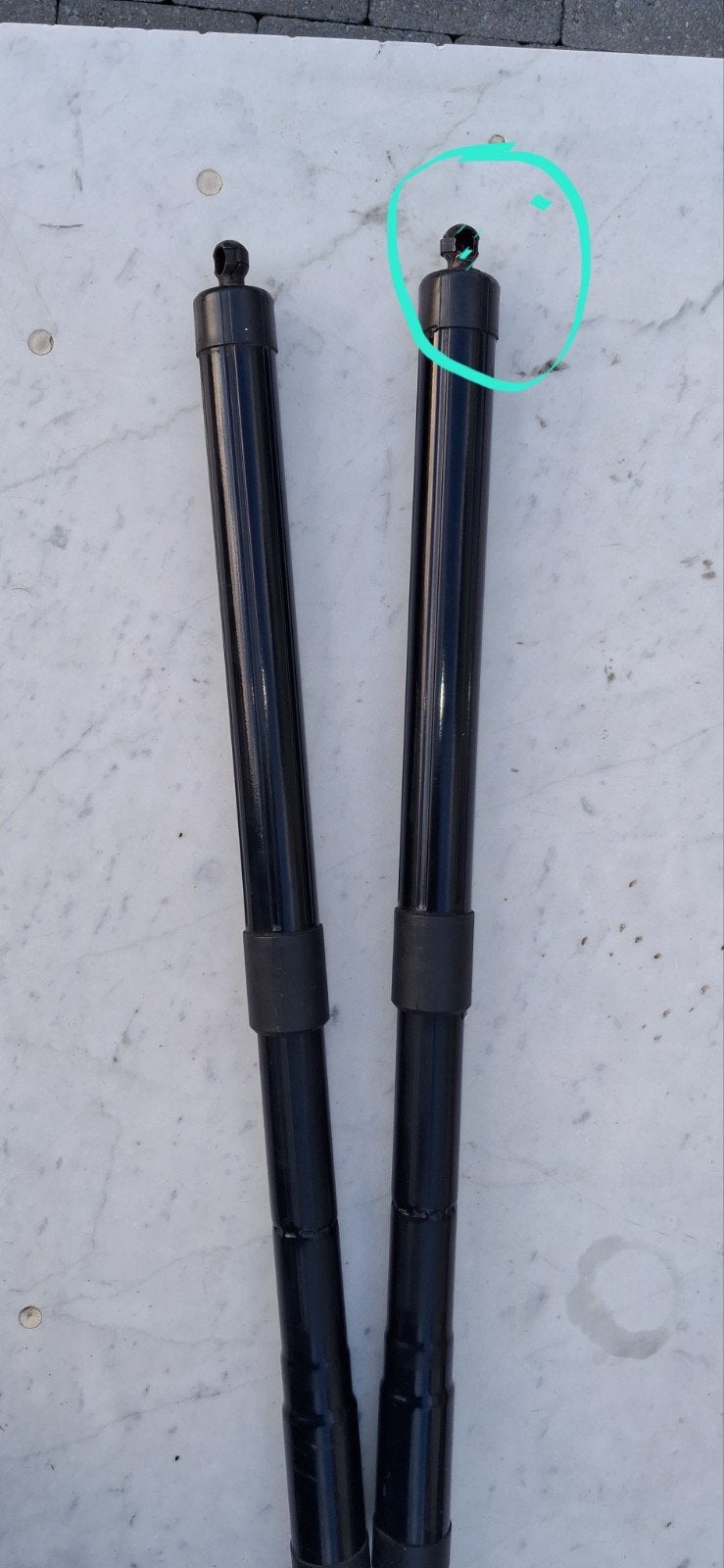 Amortisseurs électrique pour sharan 7N2 2014, Ophalen, Gebruikt, Volkswagen