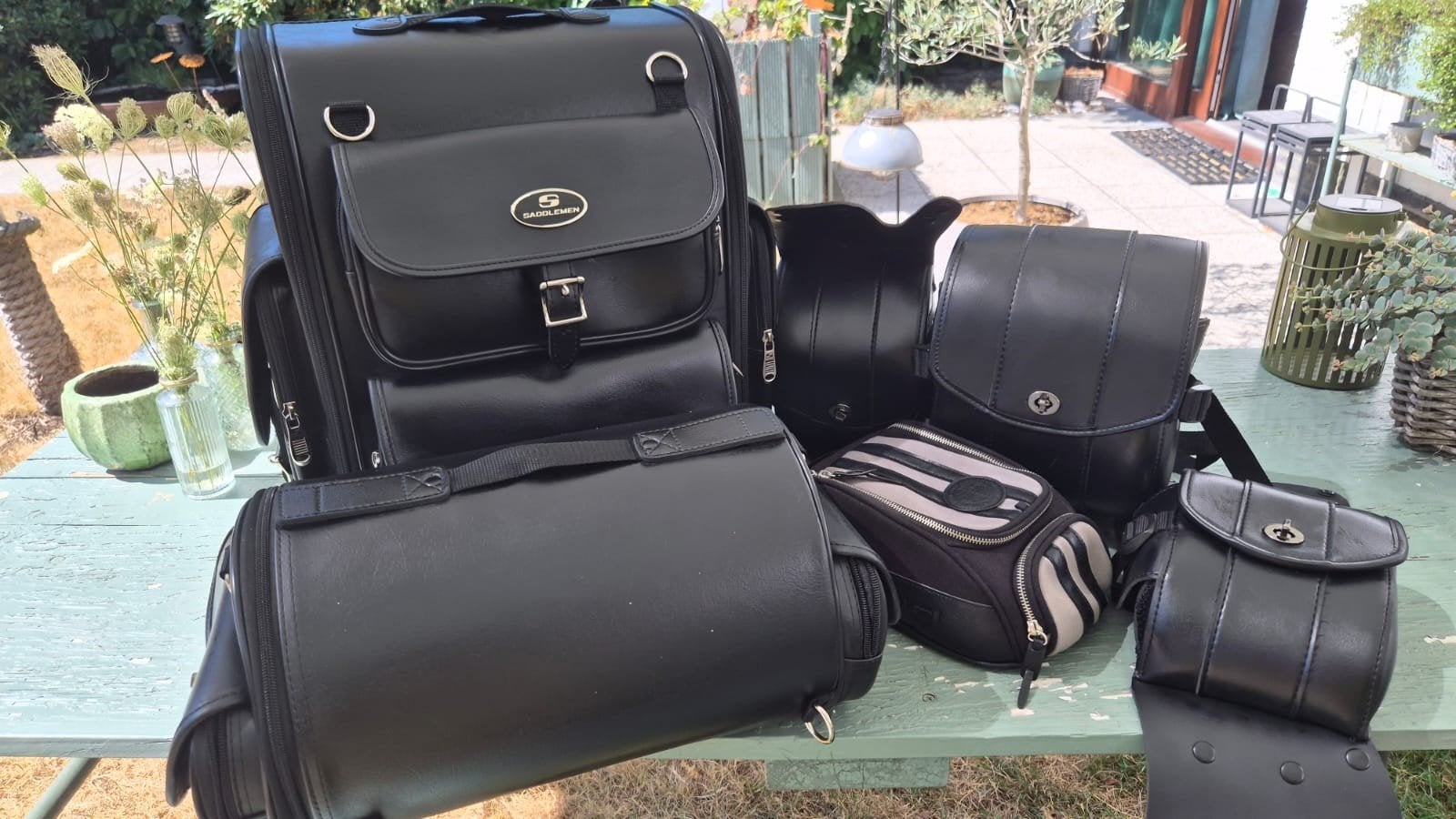 Harley Davidson Saddlemen complete tassenset!, Motoren, Ophalen of Verzenden, Gebruikt