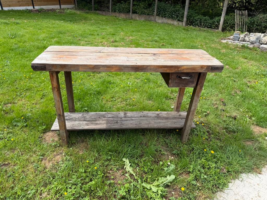 Werkbank/werktafel, Enlèvement, Utilisé, 120 à 170 cm