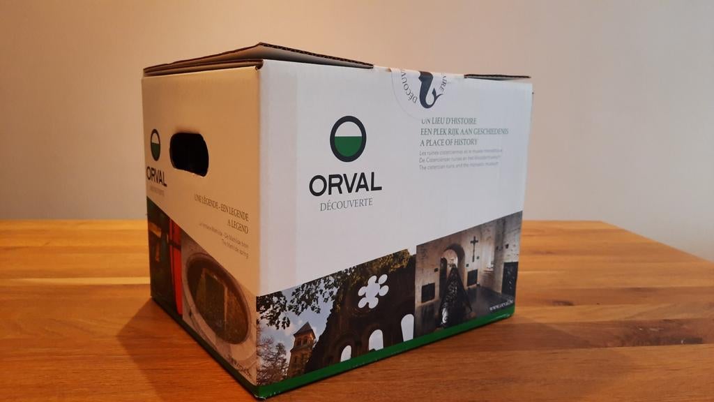 Orval Trappist bier, 2 geschenkboxen van 2023 met Orval glas, Ophalen, Nieuw, Flesje(s), Overige merken