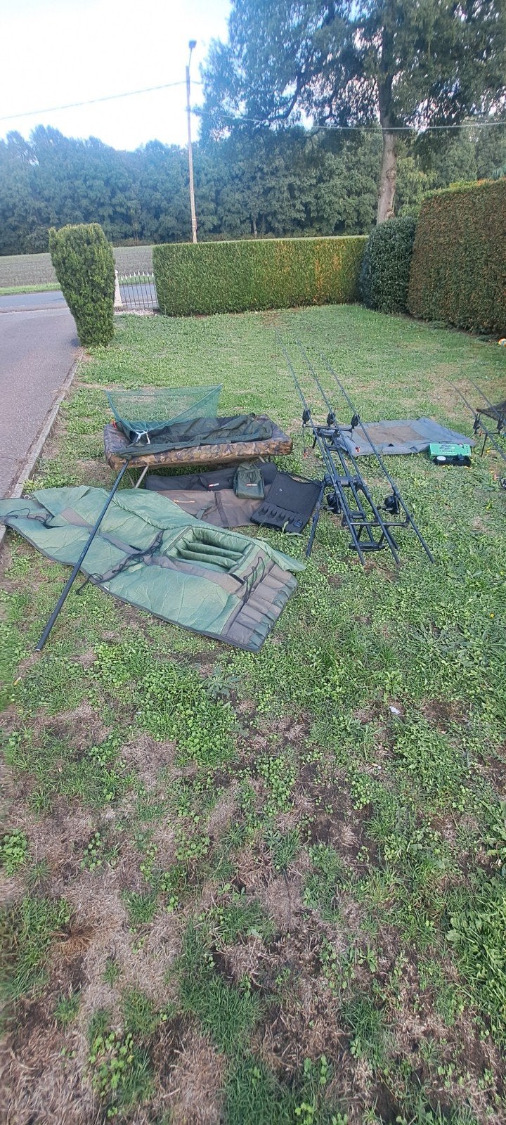 Karper set , karper spullen , hengels , molens , Shimano, Ophalen