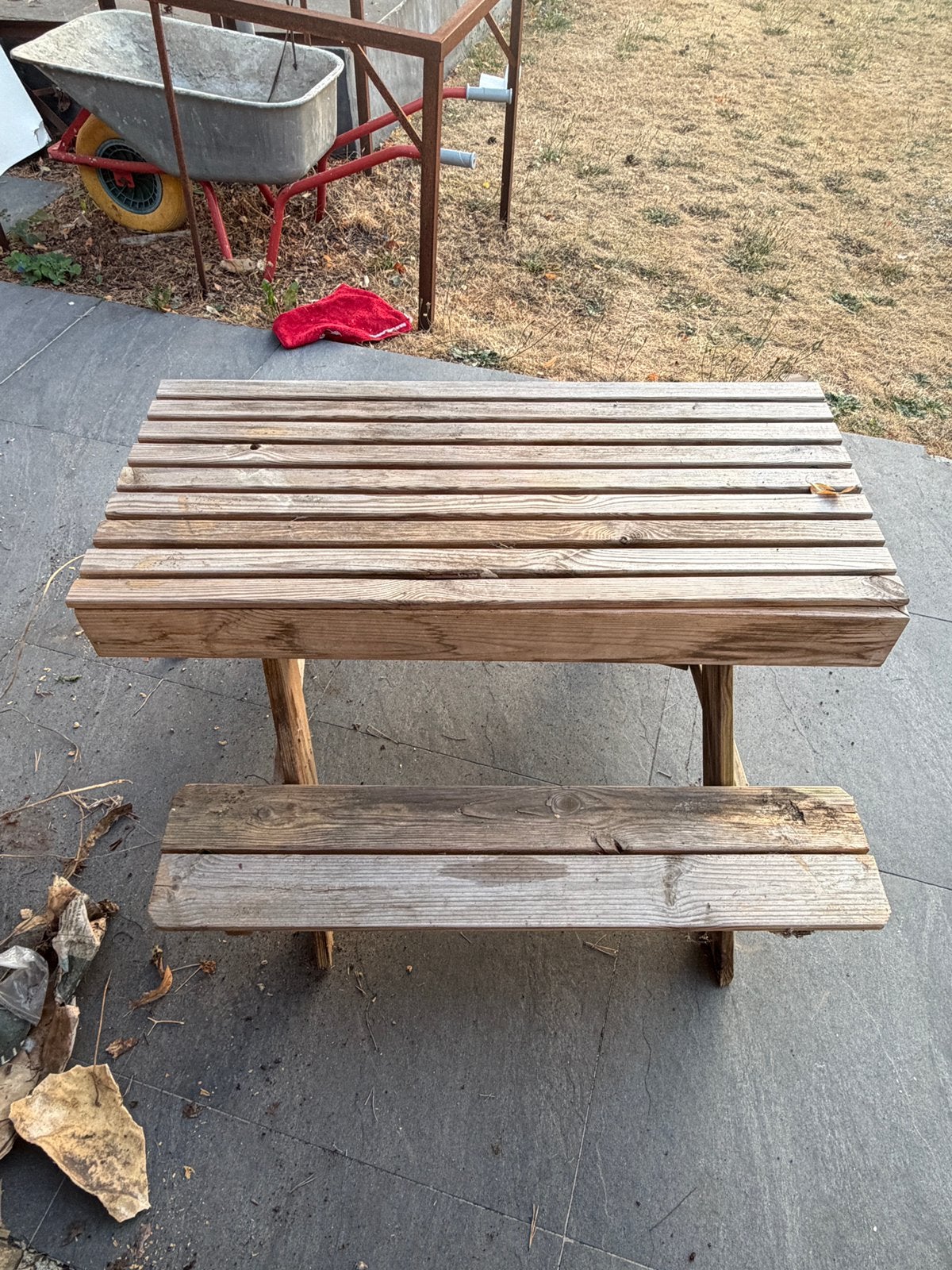 Zandbak mer zit banken, Tuin en Terras, Ophalen, Gebruikt