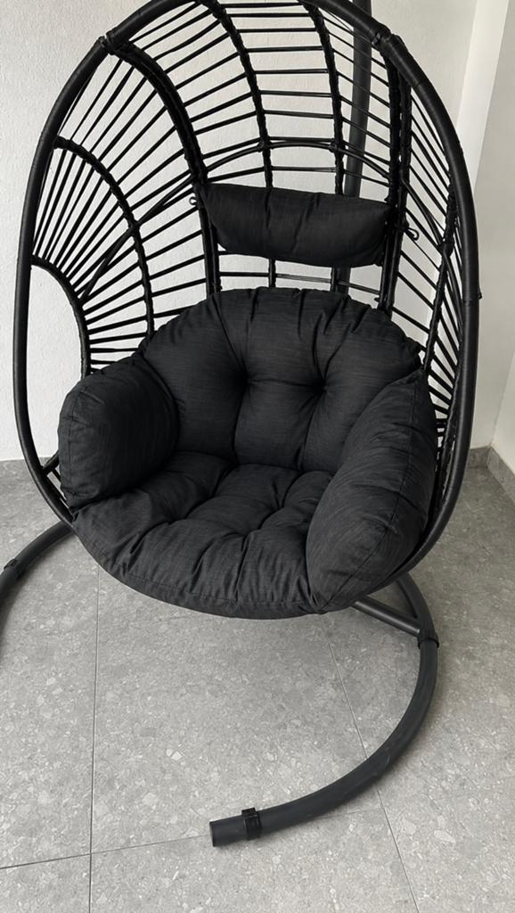 Hangstoel, Tuin en Terras, Hangmatten, Ophalen, Zo goed als nieuw, Met standaard, Eenpersoons