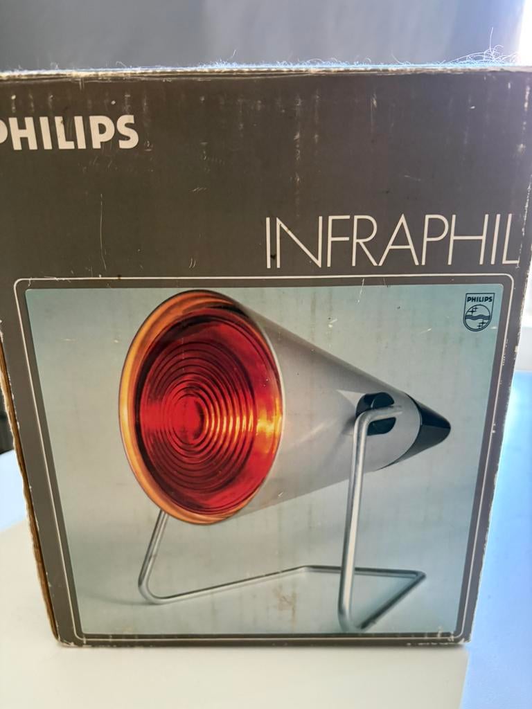 Infrarood lamp voor pijnlijke spieren., Ophalen, Zo goed als nieuw