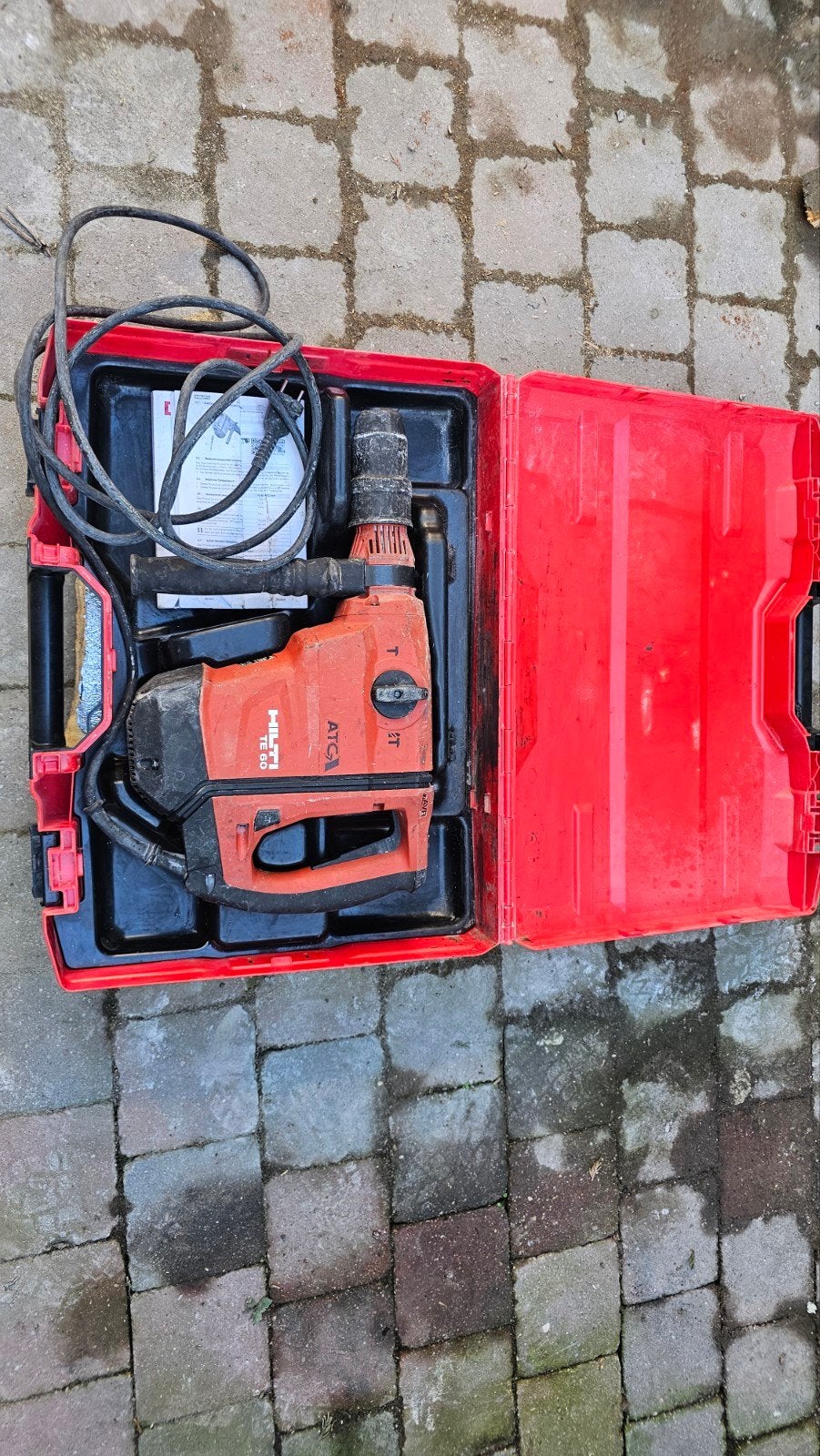 hilti TE 60 ATC CHIPPER PUNCHER, Ophalen, Zo goed als nieuw, 600 watt of meer, Boor- en/of Breekhamer