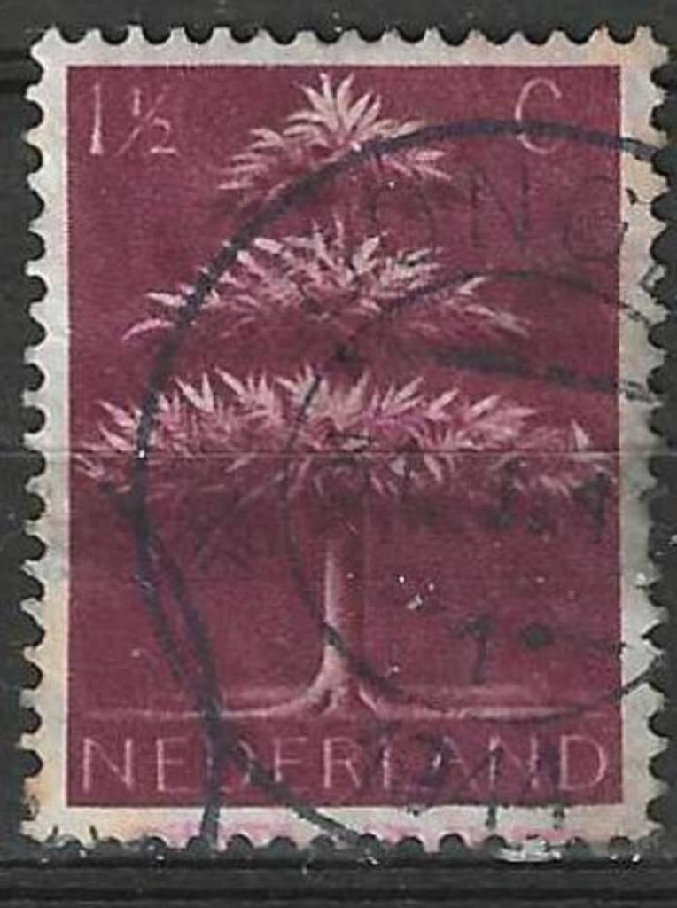 Pays-Bas 1943 - Yvert 396 - Symboles - 1 1/2 cm (ST), Timbres & Monnaies, Timbres | Pays-Bas, Envoi, Affranchi