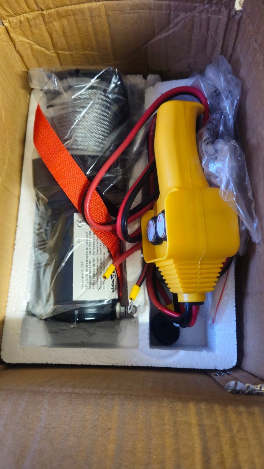 VidaXL Elektrische Lier / Winch 609 kg – Nieuw in doos!, Doe-het-zelf en Bouw, Ophalen of Verzenden