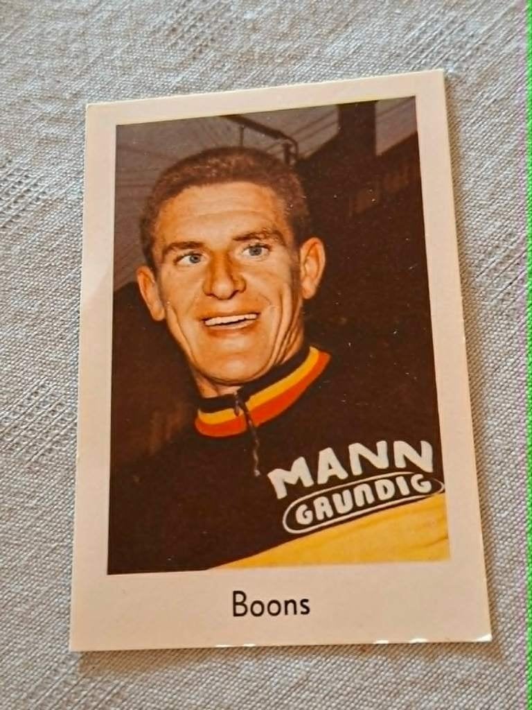 Prentje/Chromo : Jos Boons / Mann-Grundig, Verzamelen, Ophalen of Verzenden, Zo goed als nieuw, Poster, Plaatje of Sticker