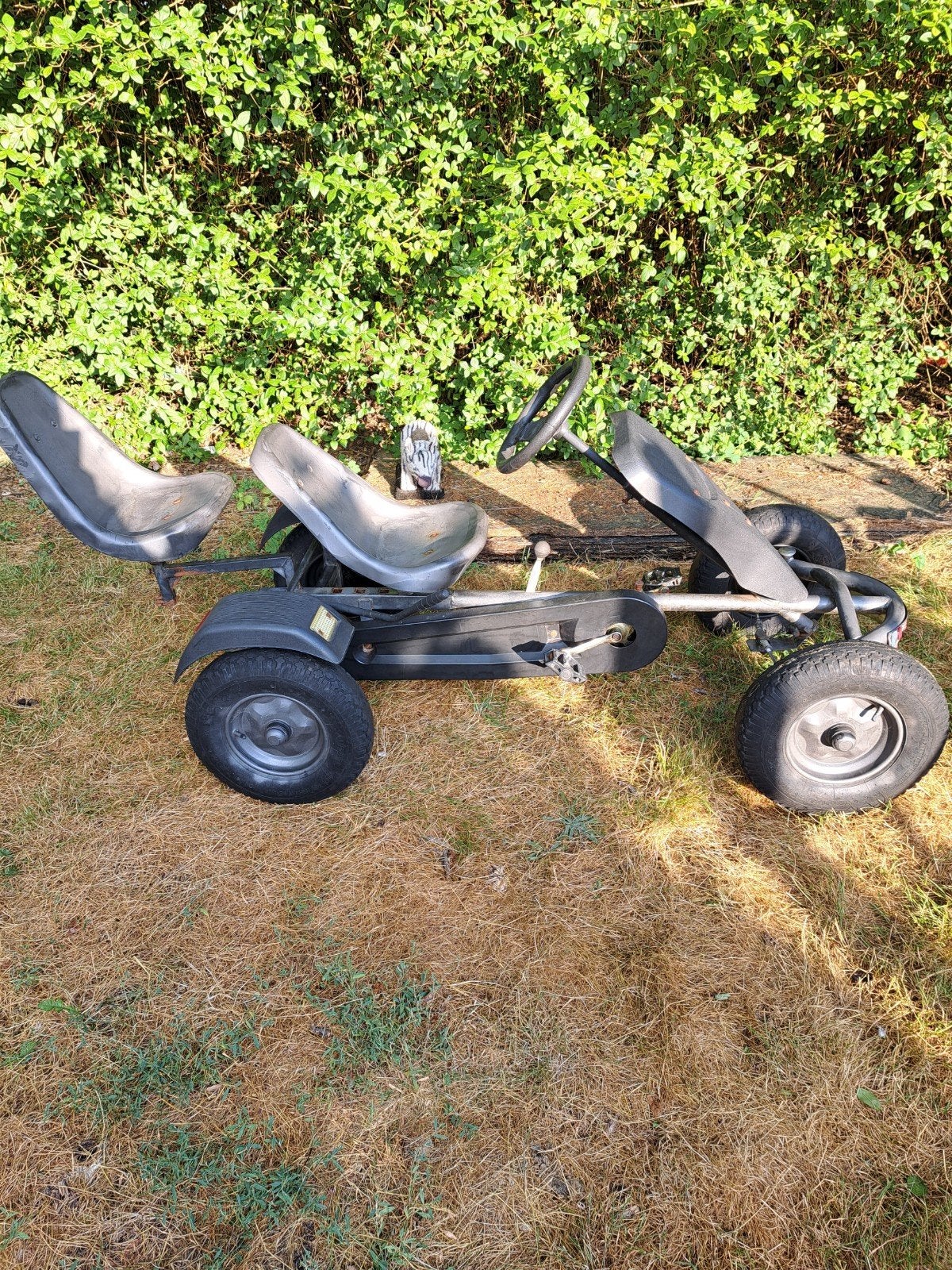 Go-kart voor 2 personen, Ophalen