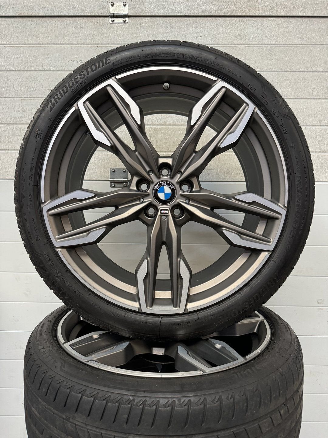 21’’ BMW X3 X4 G01 G02 IX3 VELGEN ZOMERBANDEN ORIG TPMS 718m, Gebruikt, 255 mm, -, -