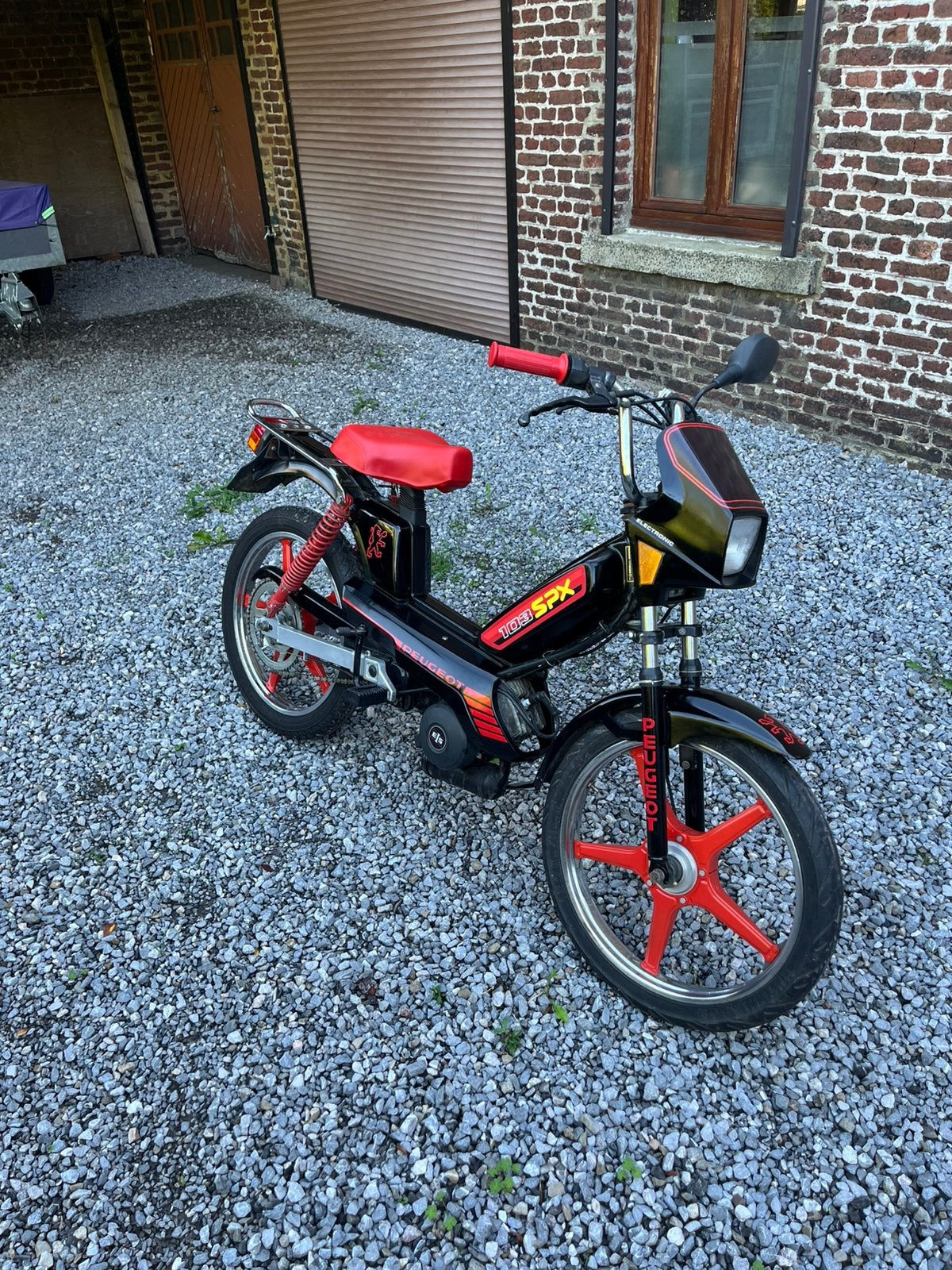 Peugeot 103 SPX, Fietsen en Brommers, Ophalen, Gebruikt, Overige modellen, Klasse A (25 km/u)