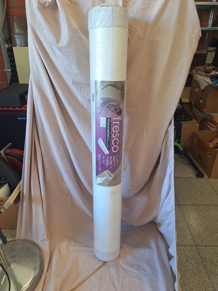 3 rollen voorgeschilderd behangpapier glasvezel 25 meter, Huis en Inrichting, Stoffering | Behang, Ophalen, Natuurlijk, Overige merken