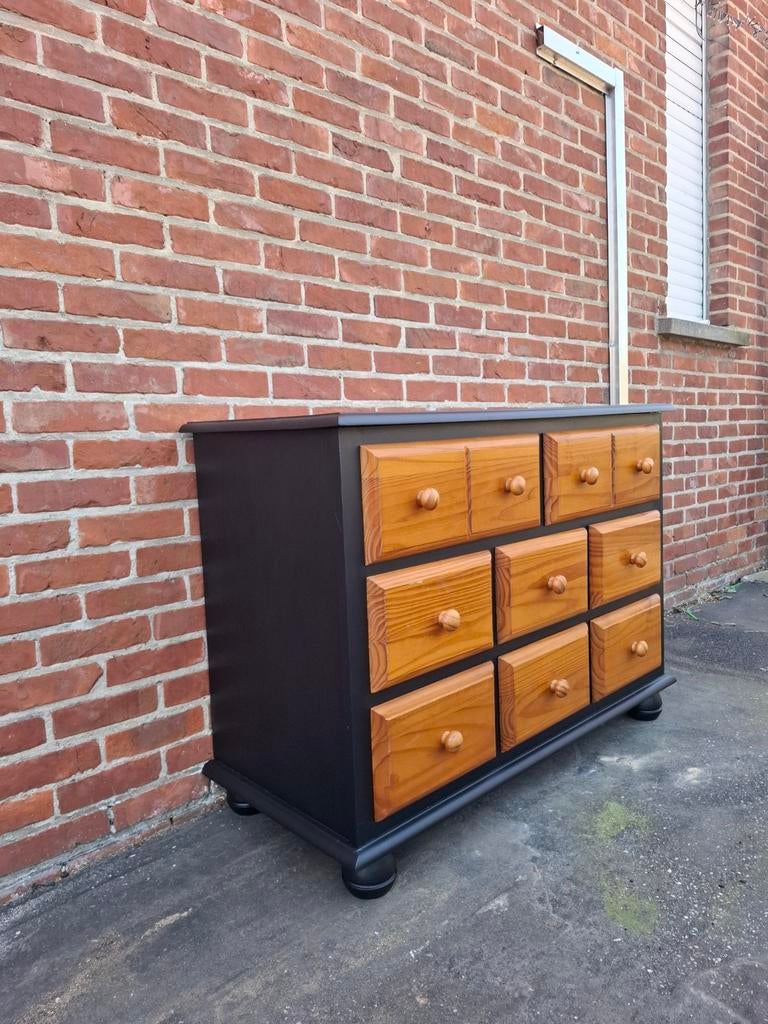Apothekerskast - apotheekkast, Huis en Inrichting, Ophalen, 50 tot 100 cm, Zo goed als nieuw, Met lade(s)