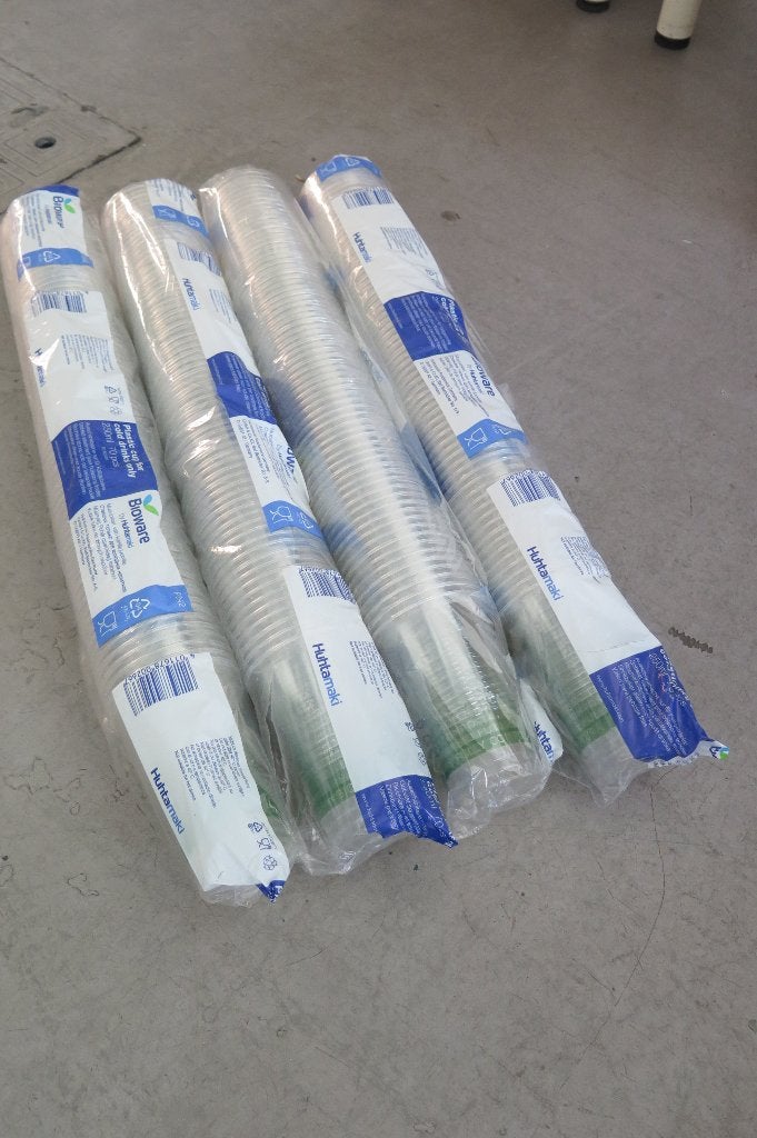 5 000 Gobelets Plastiques Transparents 250ml-nombre au choix, Neuf, Enlèvement, Autres marques, Autres types