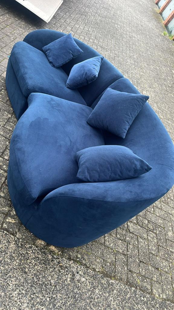 Fauteuil bleu, Maison & Meubles, Enlèvement ou Envoi, Comme neuf, Bleu